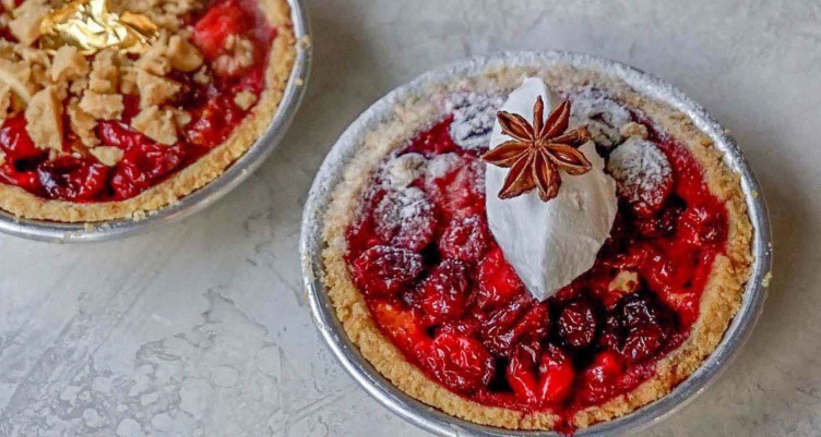 Cranberry Almond Tart