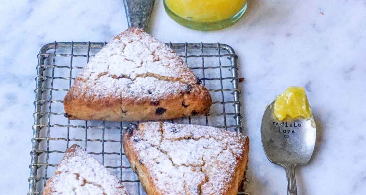 Currant Meyer Lemon Scones