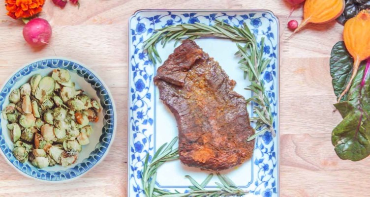 Slow Cooker Pot Roast and Brussels Sprouts Recipe