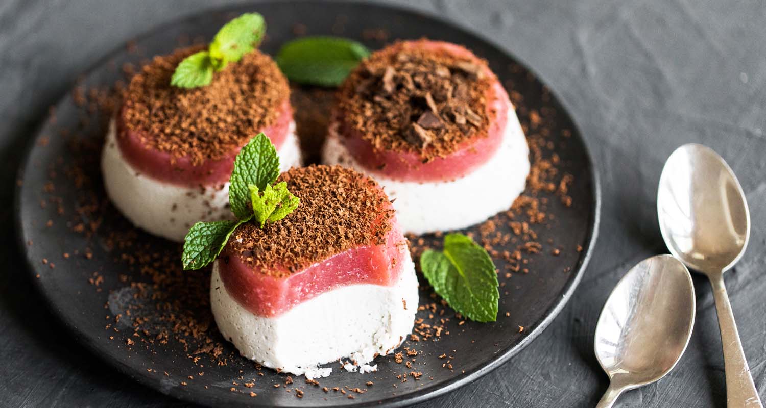 Strawberries & Cream Panna Cotta