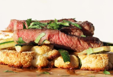 Ribeye and Cauliflower Steak Fajitas Recipe