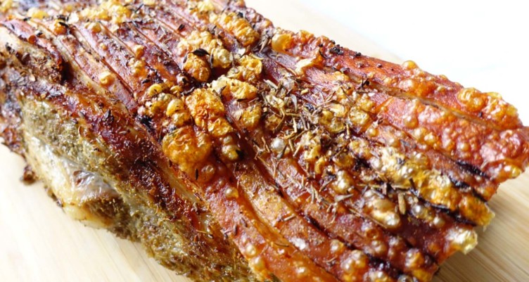 crispy oven roasted Pork Belly recipe