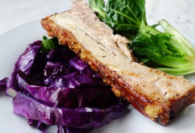 Slow cooked Pork Belly recipe