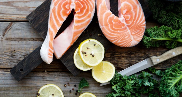 Wild Salmon with Buttered Kale