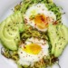 Zoodles nests with baked eggs