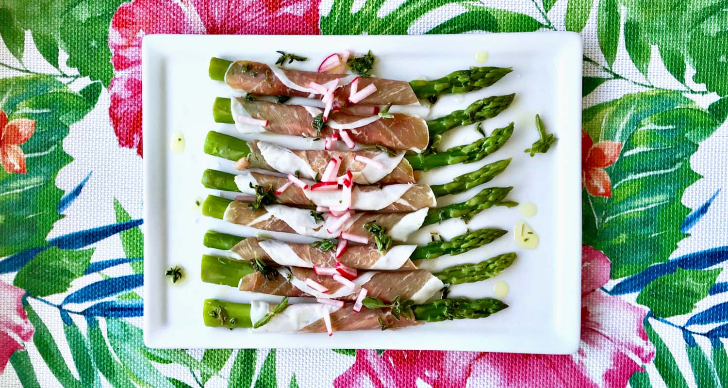 Chilled ProsciuttoWrapped Asparagus Antipasto