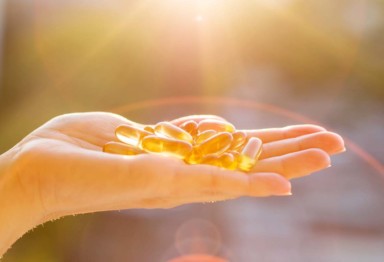 Handful of vitamins