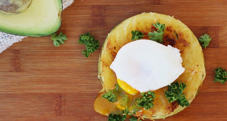 Bulletproof Spagetti Squash Avocado Stacker_top view