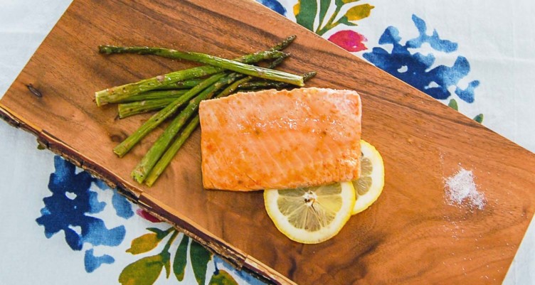 Oven Baked Trout With Mustard Glaze