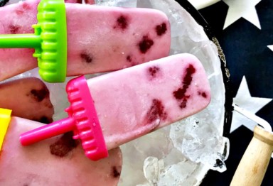 raspberry lemon keto popsicle recipe