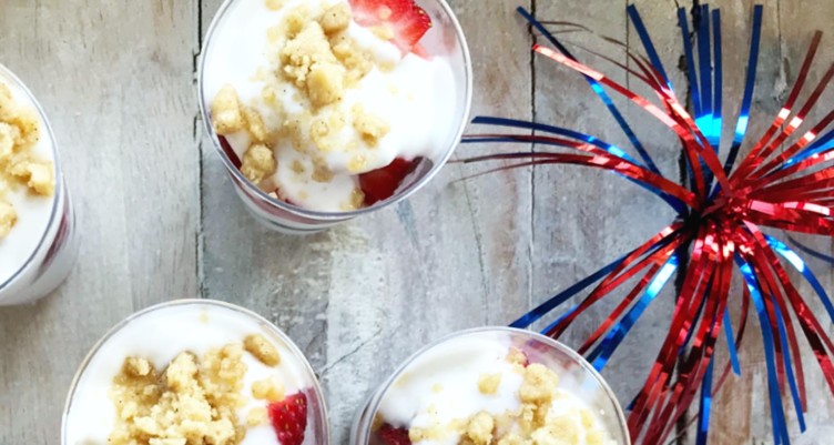Keto Red, White And Blue Parfaits