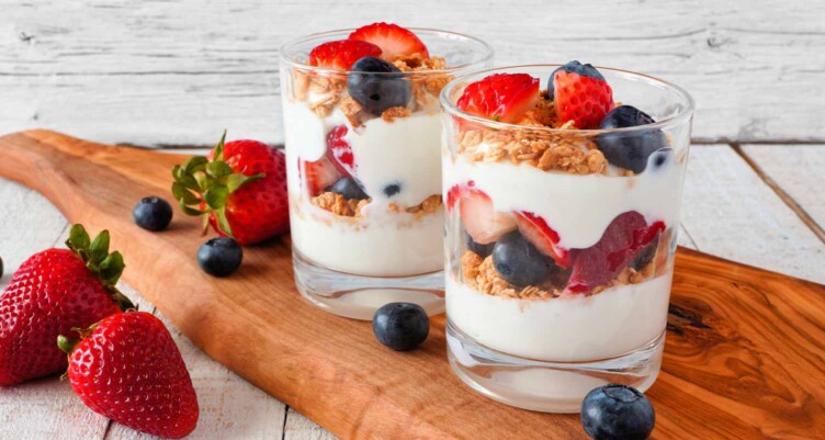 Keto Red, White And Blue Parfaits
