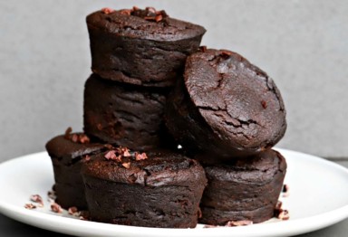 keto chocolate protein muffins