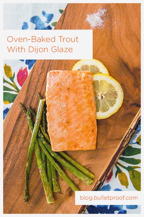 Oven baked trout recipe