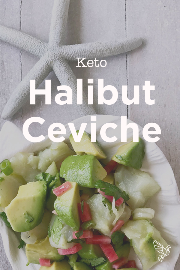 Keto Halibut Ceviche