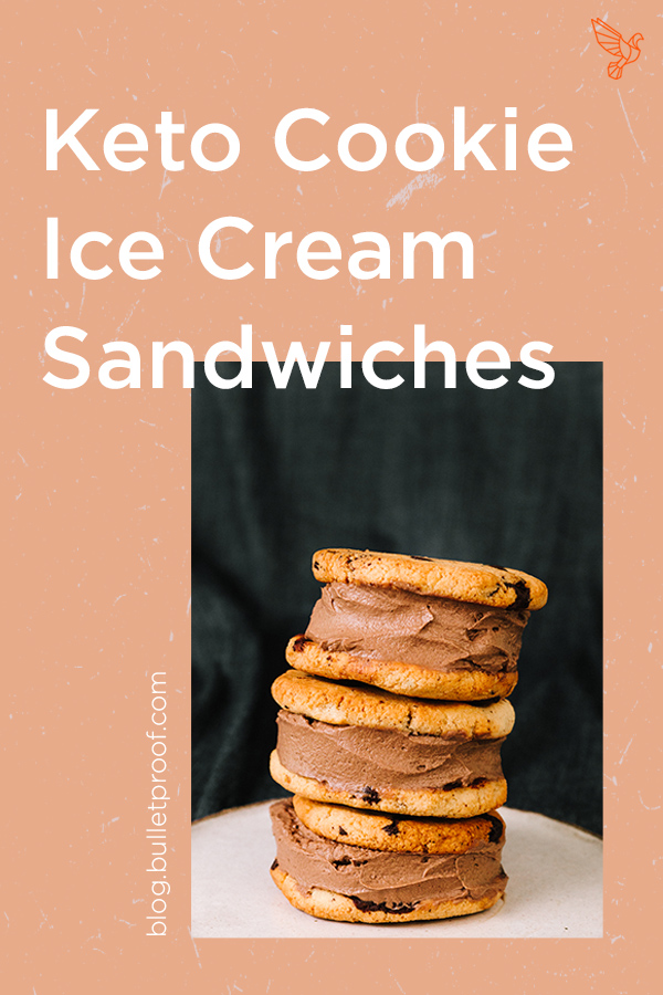 Sugar-free and totally sweet: Crisp cookies meet creamy keto-friendly ice cream in this guilt-free recipe for ice cream sandwiches.