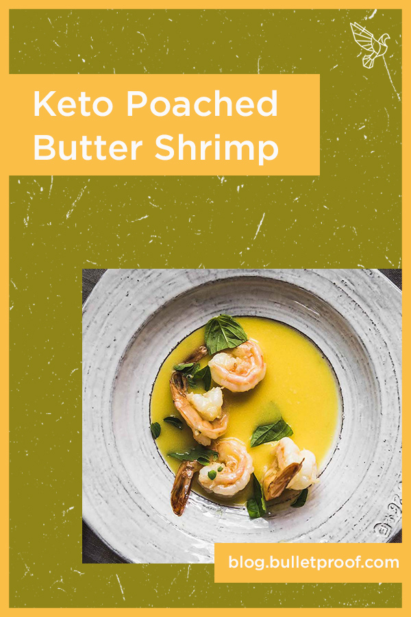 Wild-caught butter shrimp get the royal treatment, thanks to a creamy fat sauce and fresh, succulent herbs. Whole30, keto, and paleo.