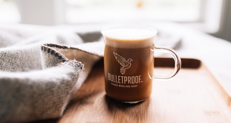 A mug of Bulletproof coffee: also called butter coffee