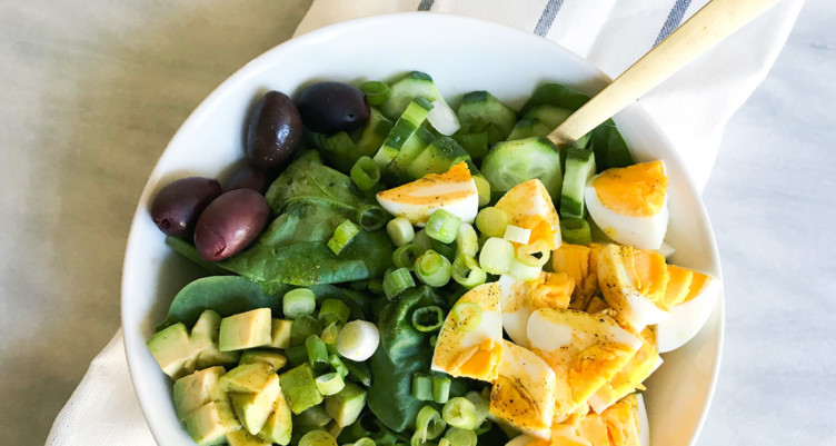 Keto Cobb Salad With Golden Vinaigrette
