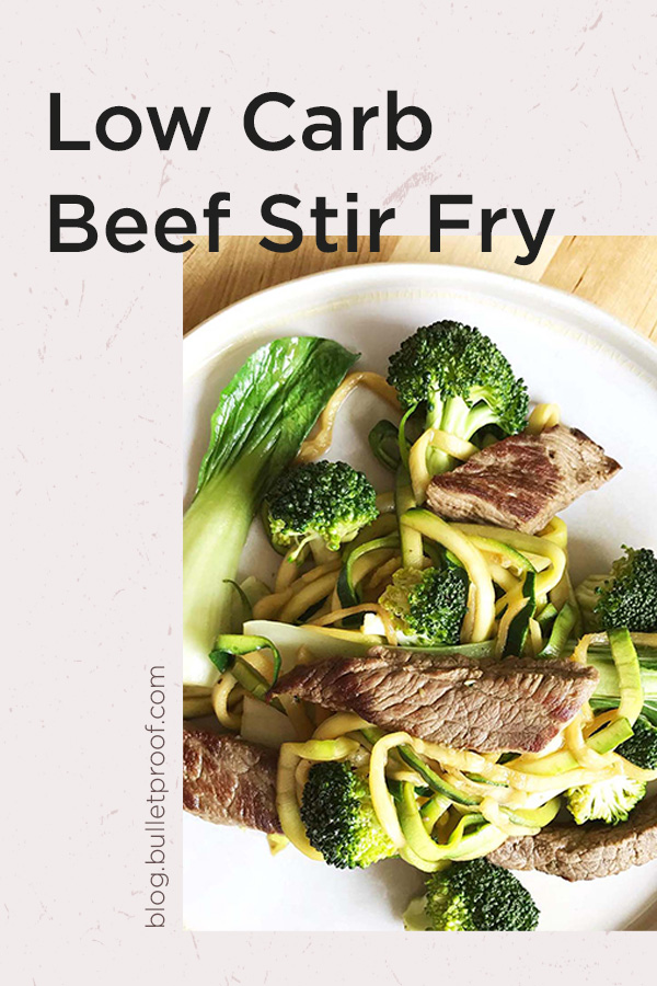 This beef stir fry packs a punch of umami flavor from coconut aminos, fresh ginger, and fiber-filled veggies—no MSG or rice needed.