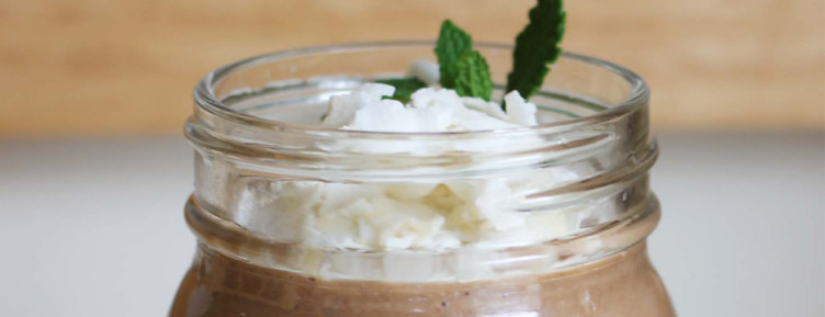 Keto Breakfast Ideas That Aren't Boring 32 chocolate mint avocado smoothie