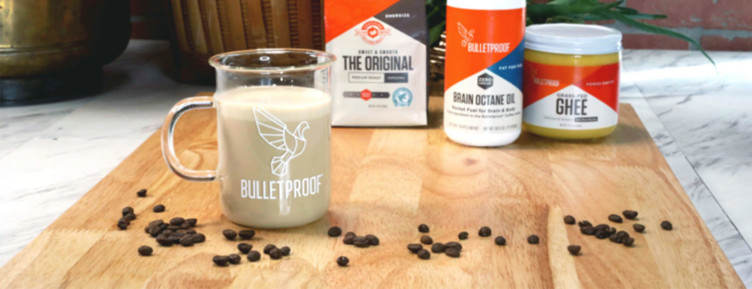 Keto Breakfast Ideas That Aren't Boring 8 classic Bulletproof coffee with the ingredients in the background