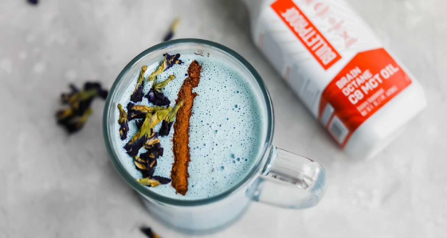 Blue Spirulina Latte Paleo, LowCarb, Whole30, sugarfree, dairyfree