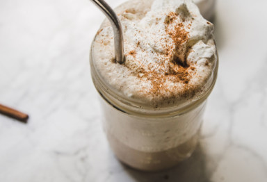 Keto dirty chai frappe