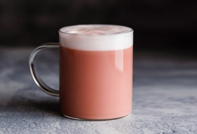 Bulletproof Roobios Tea Latte with foam