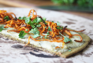 Artichoke Dip flatbread paleo