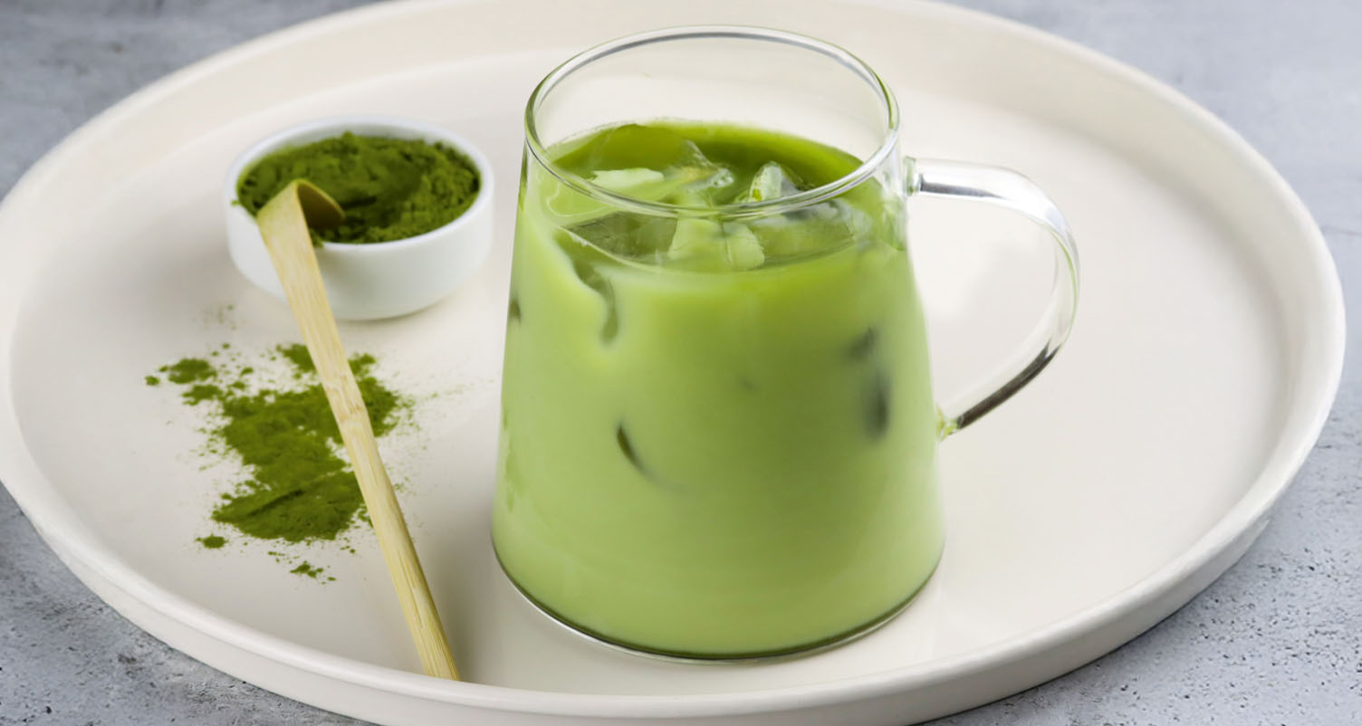 Keto Iced Matcha Latte