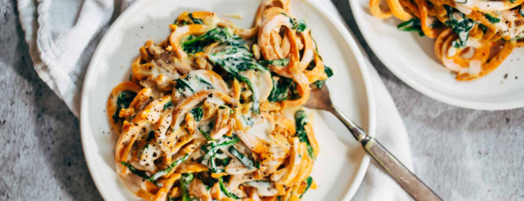 Step aside, pasta: These spiralizer recipes fill your noodle fix without the grains. (Vegetarian, keto, Whole30, and paleo options inside.)