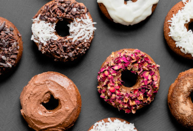 Chocolate cinnamon keto donuts