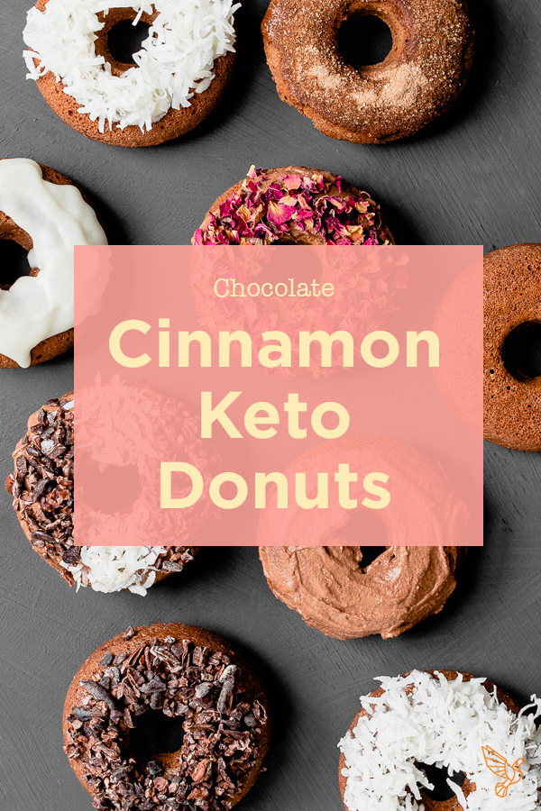 These moist, cakey chocolate cinnamon keto donuts are packed with gut-loving resistant starch -- and take just 12 minutes to prep.