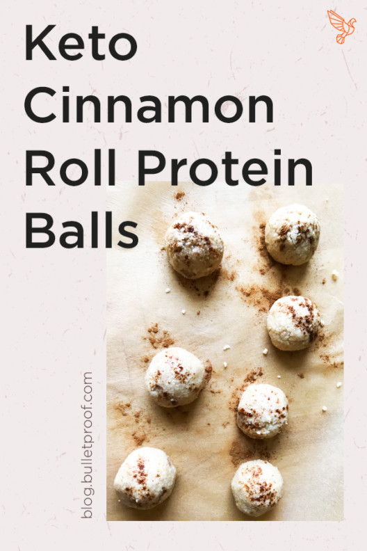 Keto Cinnamon Roll Protein Balls recipe keto snack under 2 net carbs