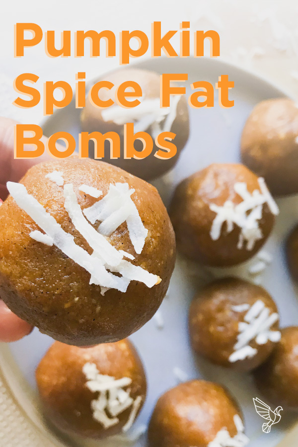 These buttery pumpkin spice fat bombs are infused with protein and healthy fats for a satisfying low-carb snack on the go.