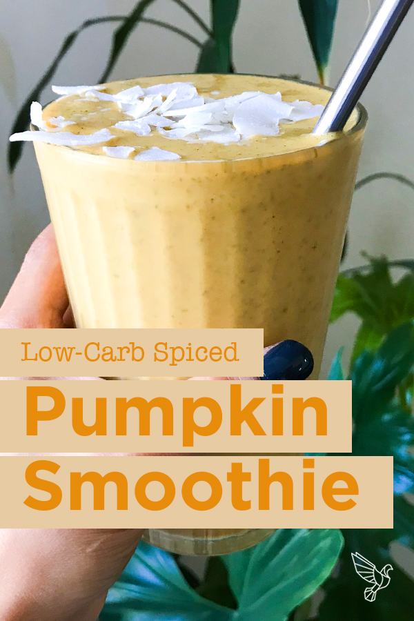 This protein-packed pumpkin smoothie gets bulked up with fiber-rich veggies and collagen protein, all mixed with warm spices.