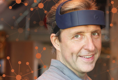 Dave Asprey wearing Sleep Headband