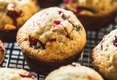 Paleo & Keto Cranberry Orange Muffins