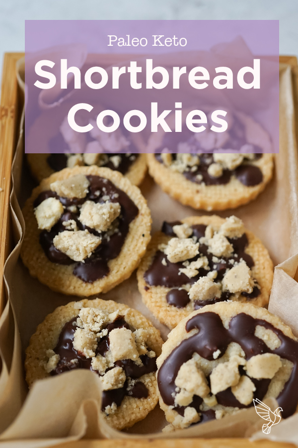 These paleo and keto shortbread cookies have the perfect crumb and buttery flavor -- all with no white flour, sugar, or grains.