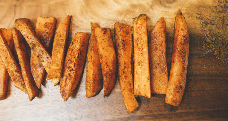Pumpkin Spice Sweet Potato Fries