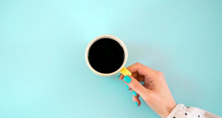 Mug of black coffee