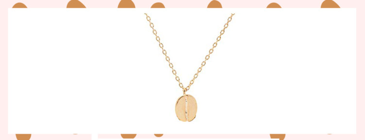 Coffee bean necklace
