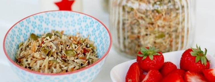 When you crave a sweet and crunchy breakfast without the carbs, make these keto cereal recipes -- including puffs, granola, and even oatmeal.