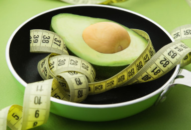 Avocado and tape measure