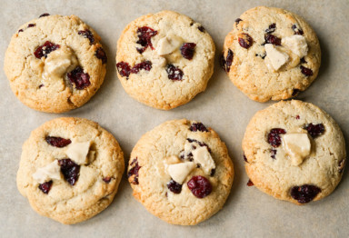 Cranberry keto cookies