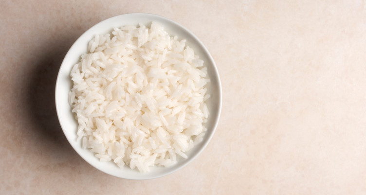 Bowl of white rice