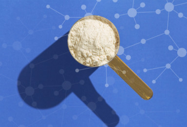 Scoop of hydrolyzed collagen