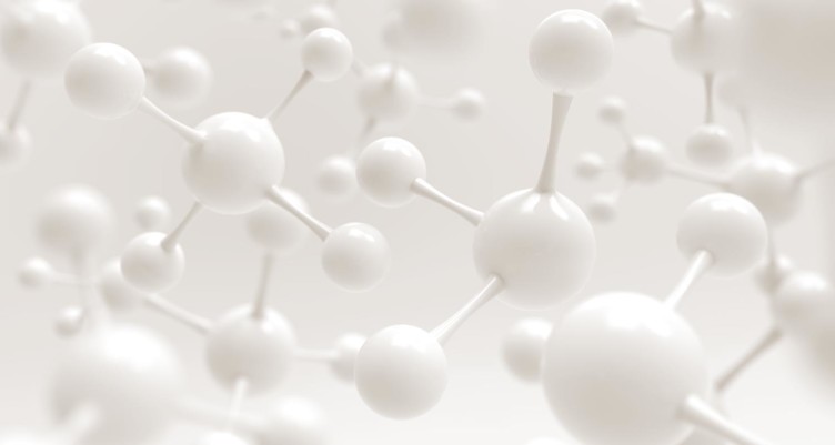 Closeup of molecules