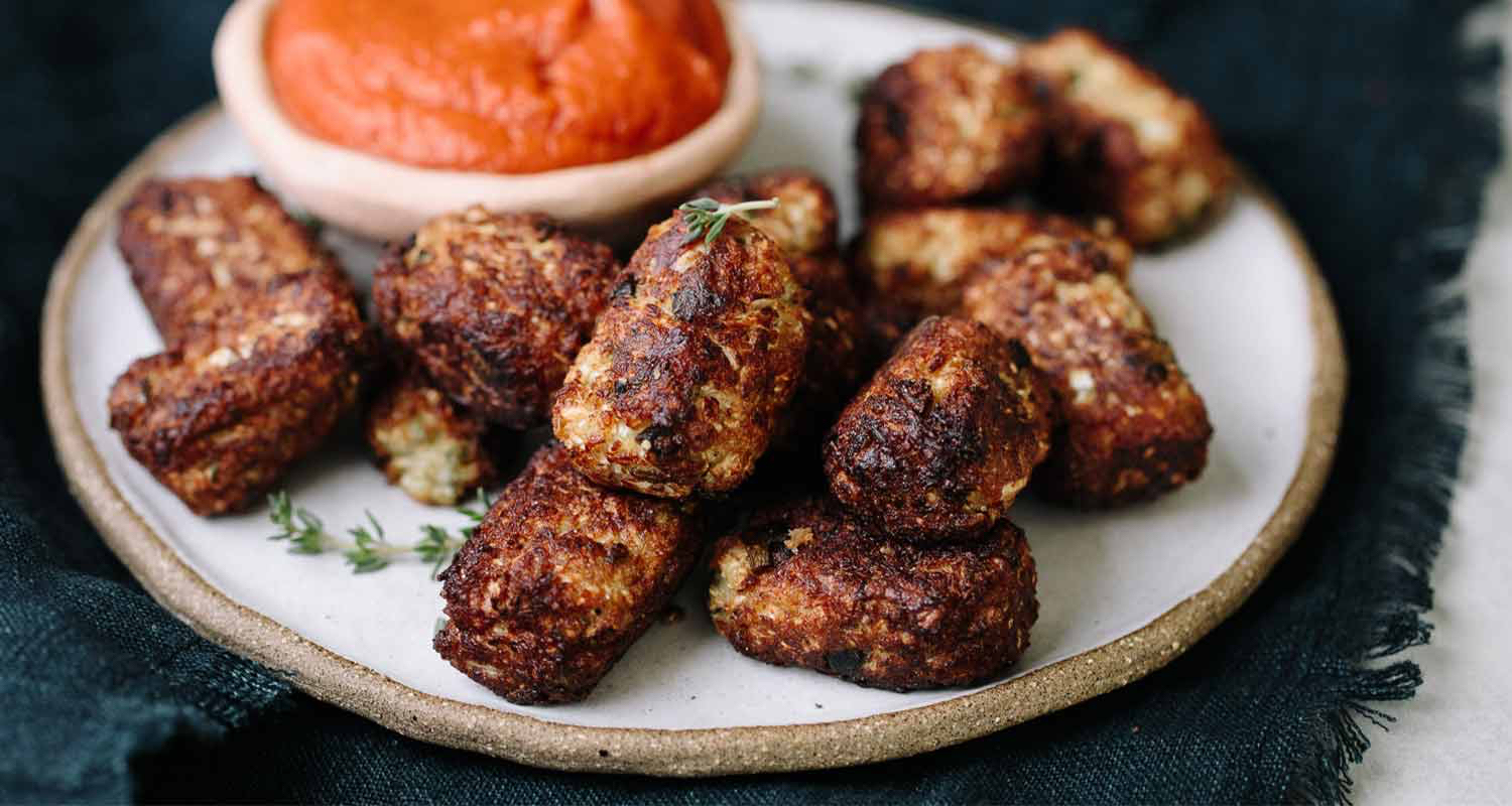 Crispy Keto Cauliflower Tots recipe - Paleo, dairy-free, kid-friendly, easy!